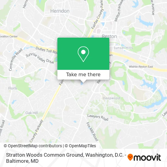 Stratton Woods Common Ground map