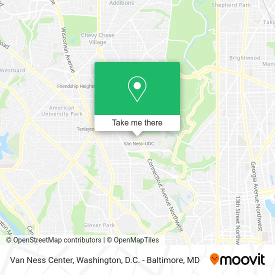 Mapa de Van Ness Center