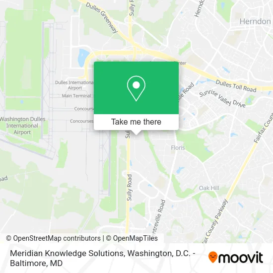 Meridian Knowledge Solutions map