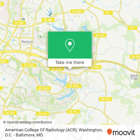 American College Of Radiology (ACR) map