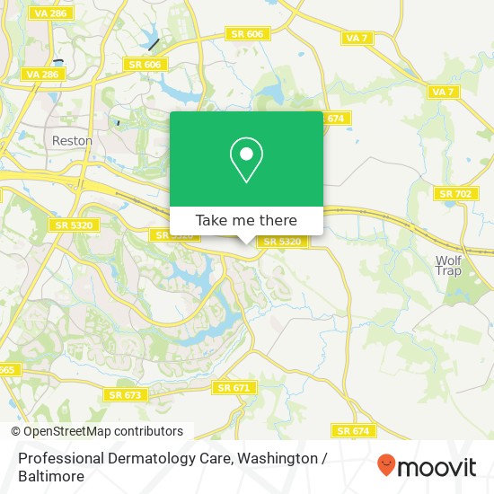 Mapa de Professional Dermatology Care