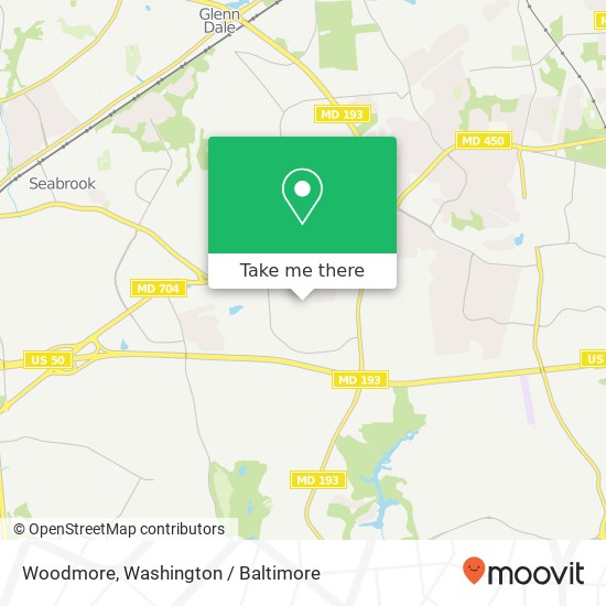 Woodmore map