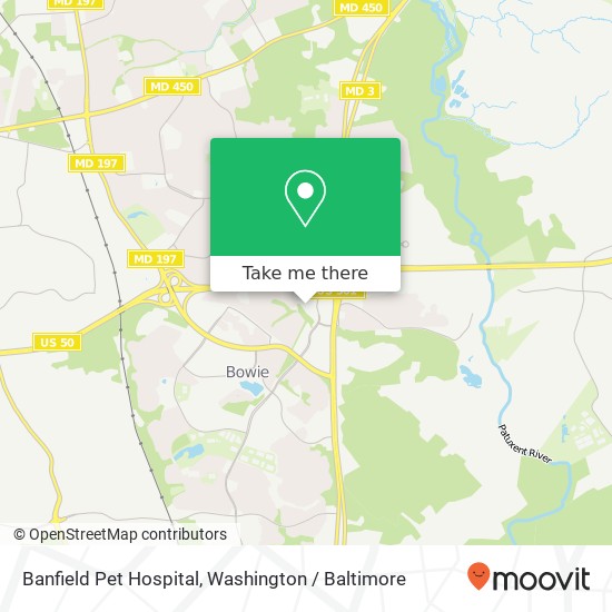 Mapa de Banfield Pet Hospital