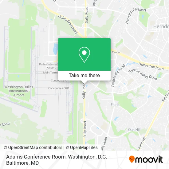 Adams Conference Room map
