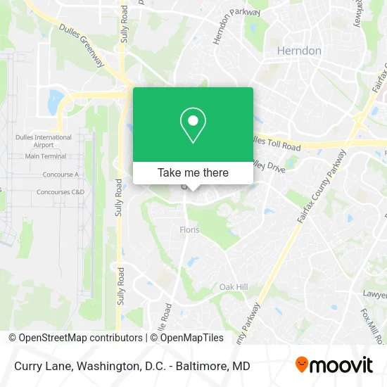 Curry Lane map