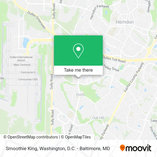 Mapa de Smoothie King
