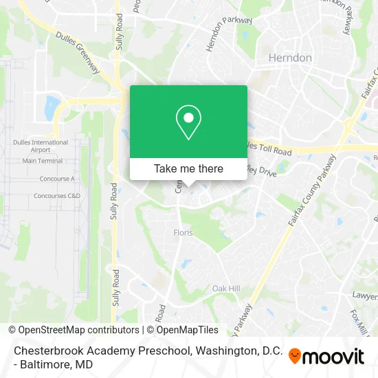 Mapa de Chesterbrook Academy Preschool