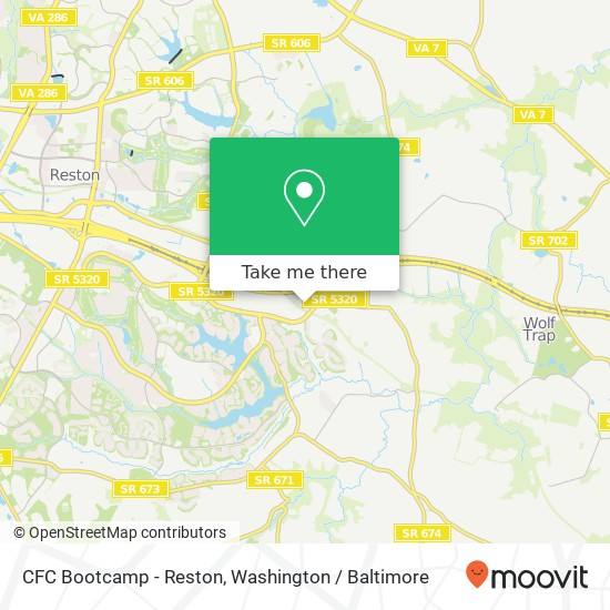 CFC Bootcamp - Reston map