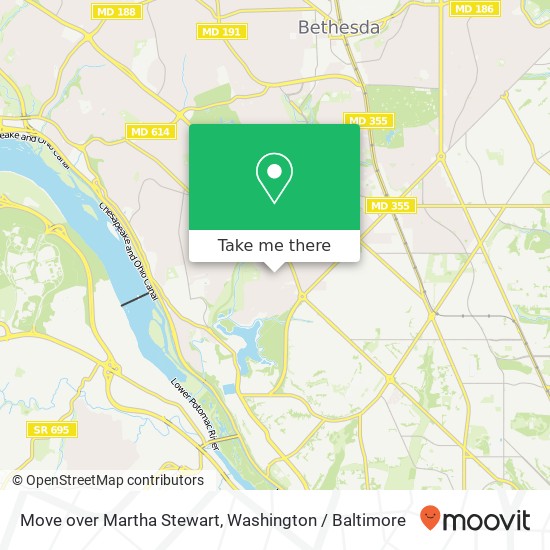 Mapa de Move over Martha Stewart