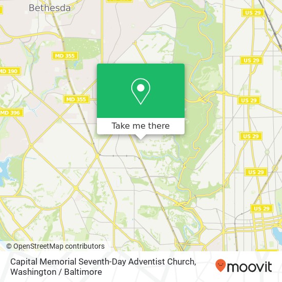 Capital Memorial Seventh-Day Adventist Church map