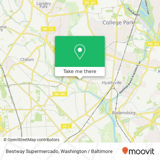 Mapa de Bestway Supermercado