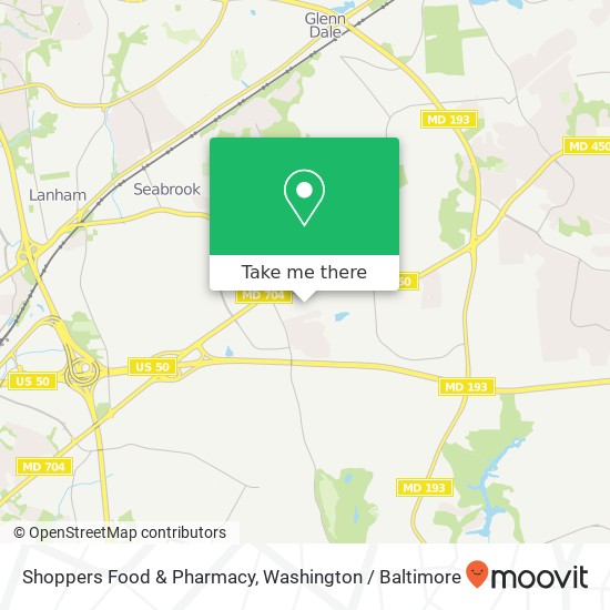 Mapa de Shoppers Food & Pharmacy