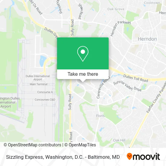 Sizzling Express map