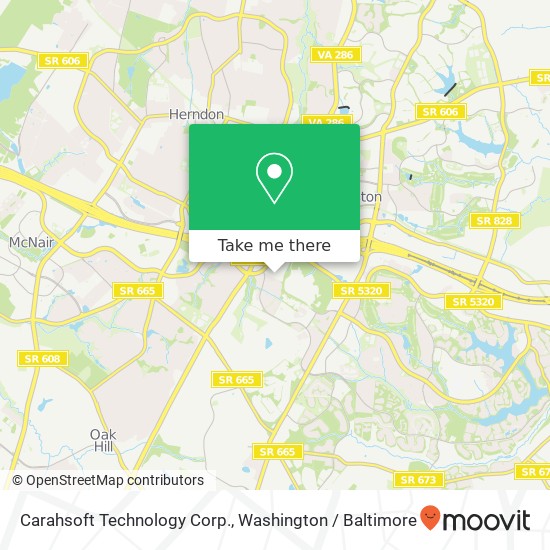 Carahsoft Technology Corp. map