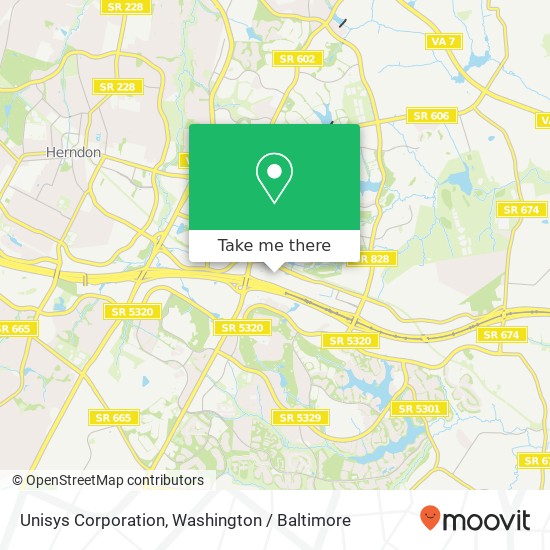 Mapa de Unisys Corporation