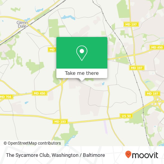 The Sycamore Club map