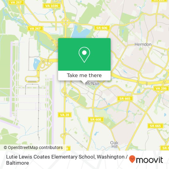 Mapa de Lutie Lewis Coates Elementary School