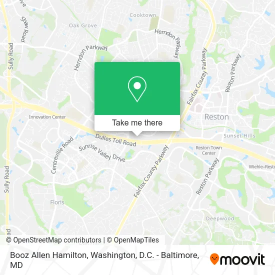 Booz Allen Hamilton map