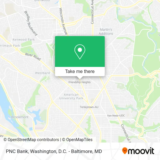 PNC Bank map
