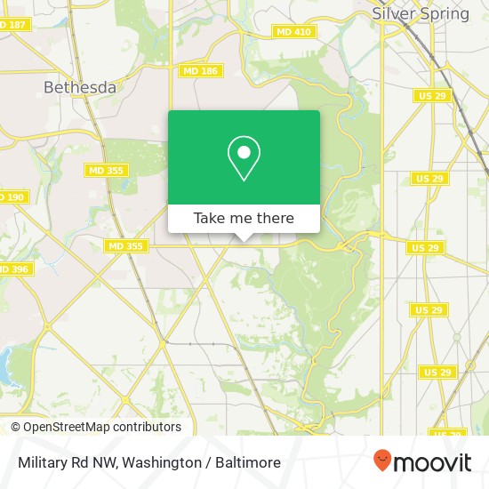 Military Rd NW map