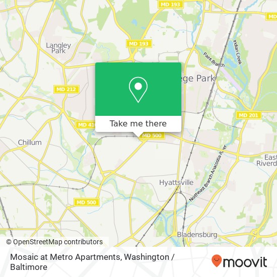 Mosaic at Metro Apartments map