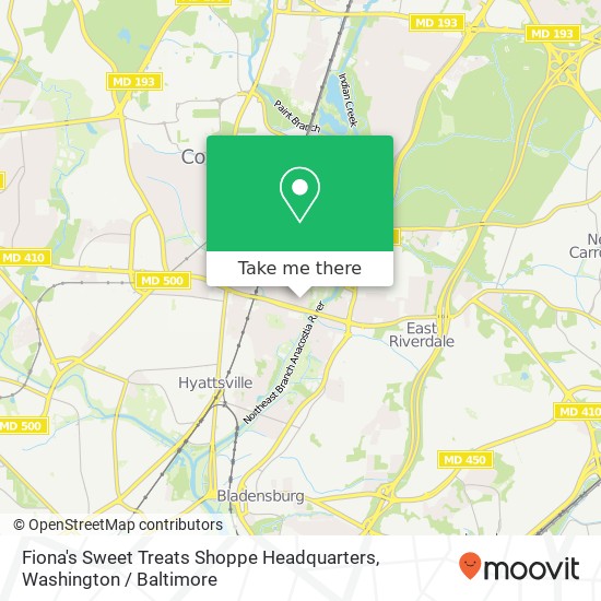 Mapa de Fiona's Sweet Treats Shoppe Headquarters