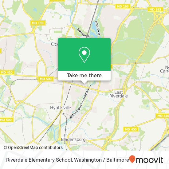 Riverdale Elementary School map