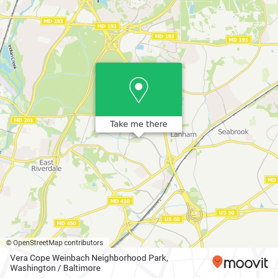 Mapa de Vera Cope Weinbach Neighborhood Park