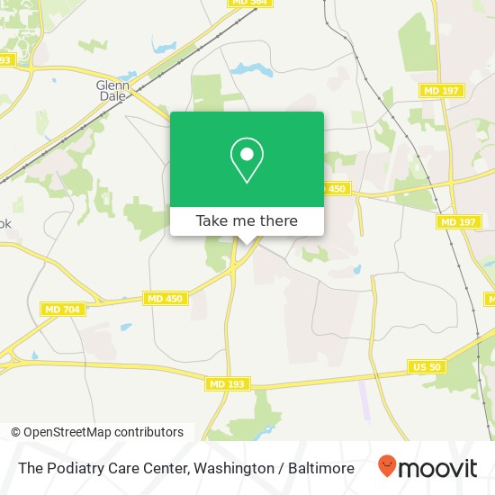 The Podiatry Care Center map