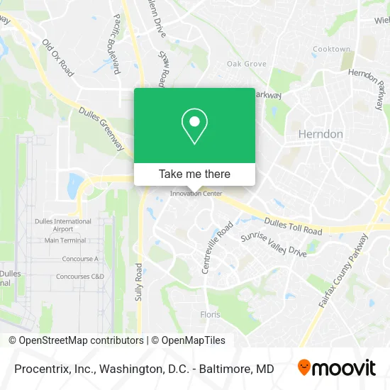 Mapa de Procentrix, Inc.