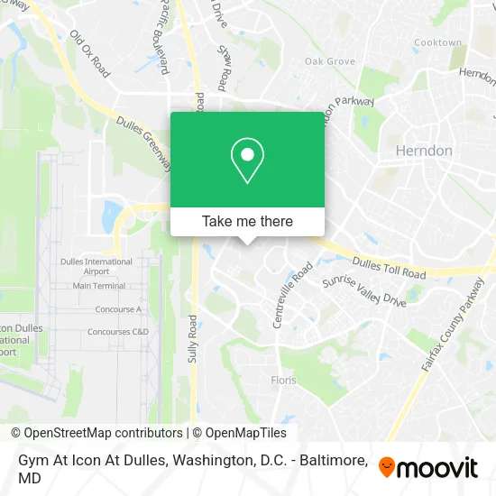 Mapa de Gym At Icon At Dulles