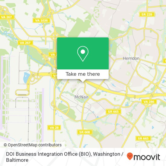 DOI Business Integration Office (BIO) map