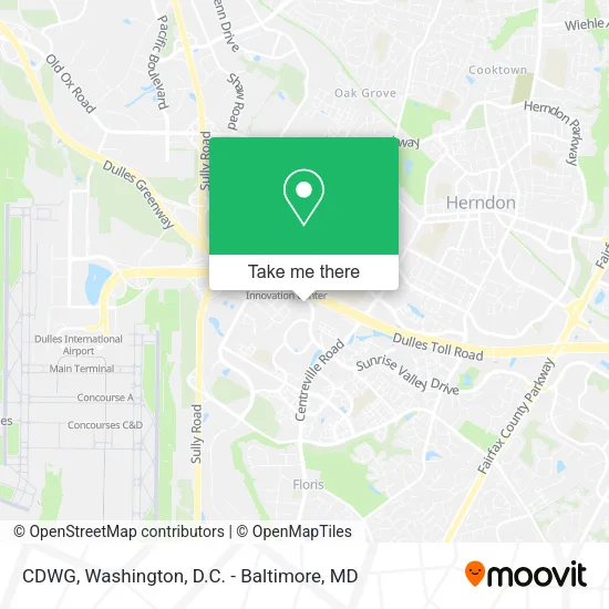 Mapa de CDWG
