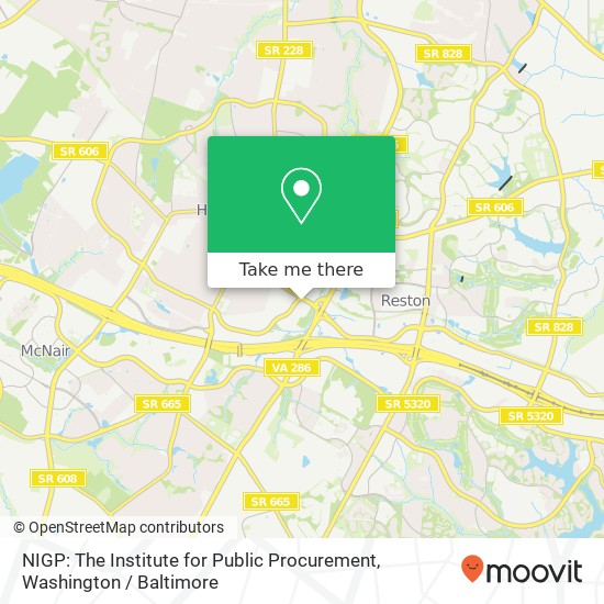 NIGP: The Institute for Public Procurement map