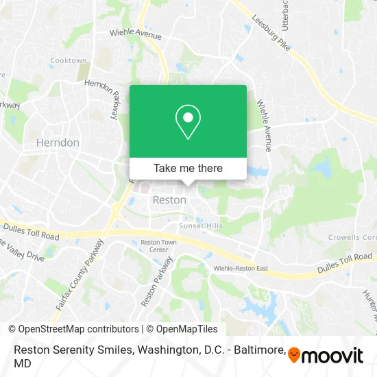 Reston Serenity Smiles map