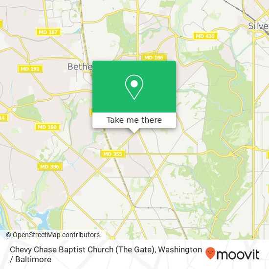 Chevy Chase Baptist Church (The Gate) map