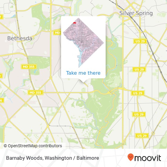 Barnaby Woods map