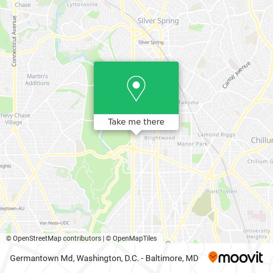 Germantown Md map