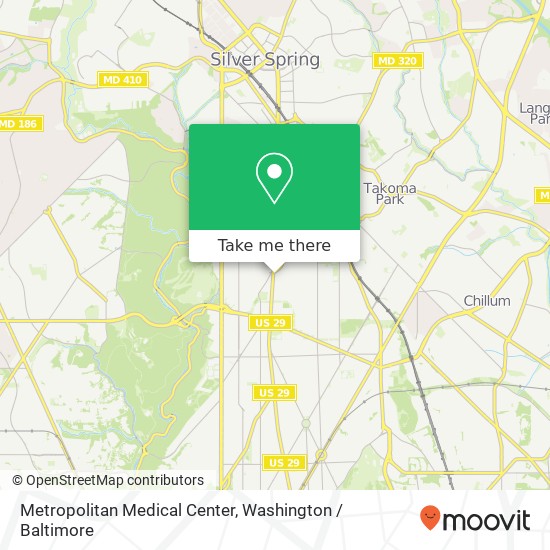Mapa de Metropolitan Medical Center