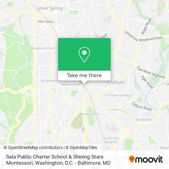 Mapa de Sela Public Charter School & Shining Stars Montessori