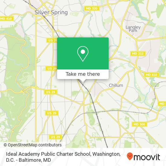 Mapa de Ideal Academy Public Charter School