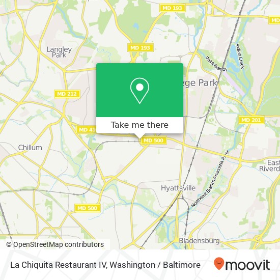 La Chiquita Restaurant IV map