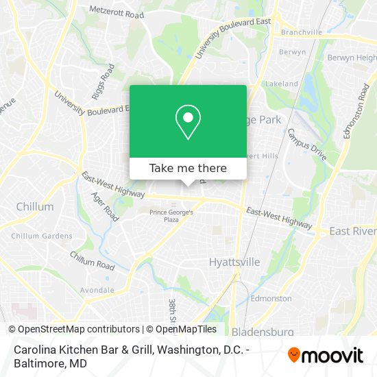 Mapa de Carolina Kitchen Bar & Grill