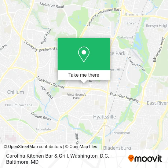 Mapa de Carolina Kitchen Bar & Grill