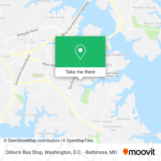 Dillon's Bus Stop map