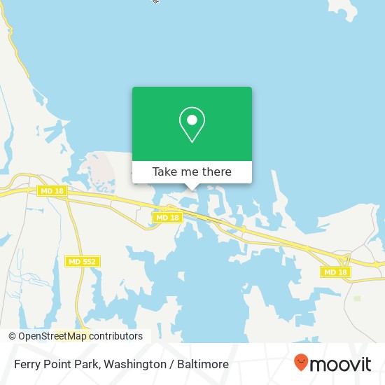 Ferry Point Park map