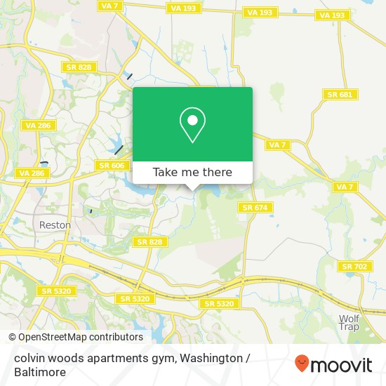 colvin woods apartments gym map