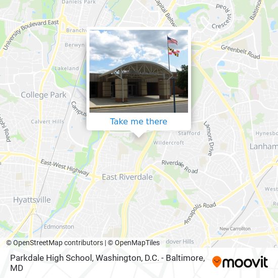 Parkdale High School map