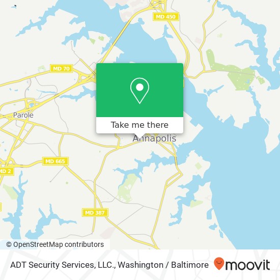 ADT Security Services, LLC. map