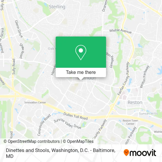 Dinettes and Stools map